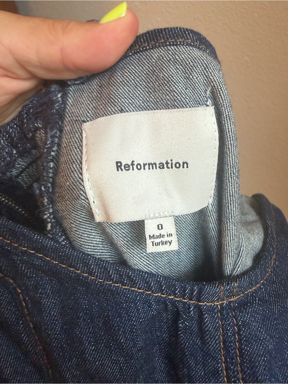 Reformation Lottie Denim Minidress - Picture 6 of 6